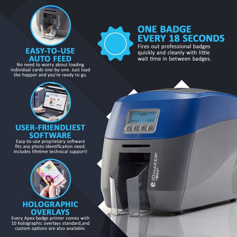 ID Maker Apex 1-Sided Specs