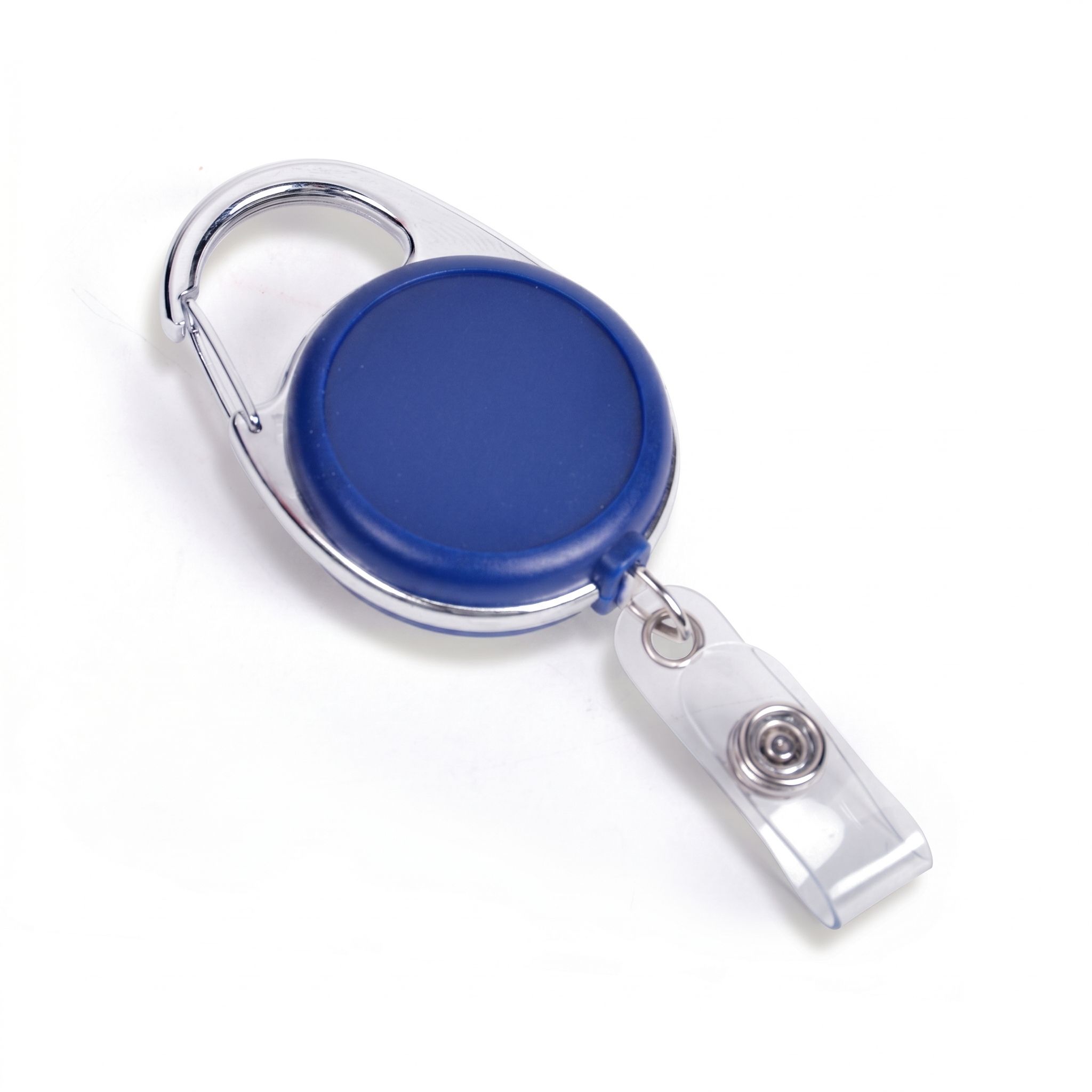 Carabiner ID Badge Reel with 40” Retractable Tape Measure