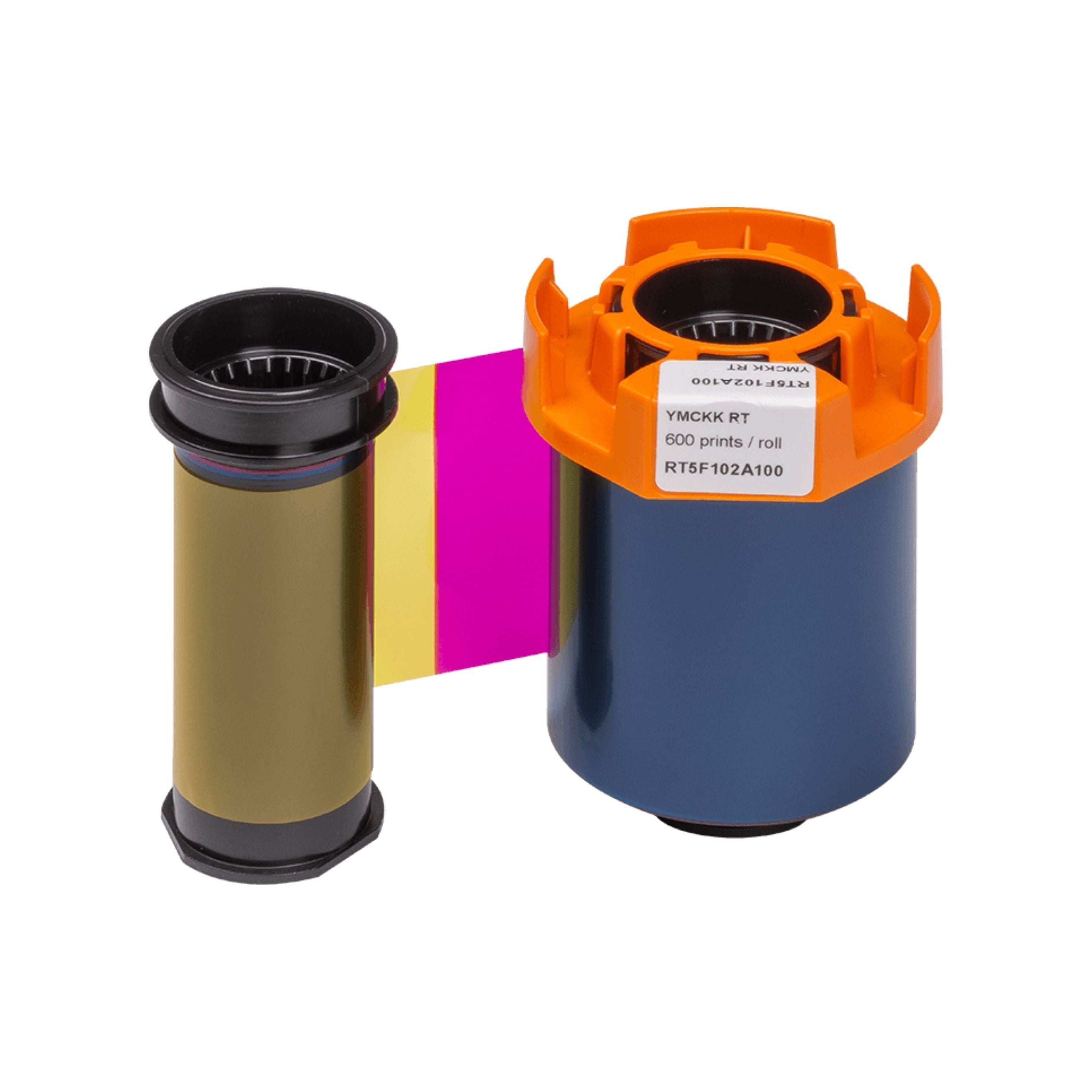 Evolis Agilia - YMCK-K Printer Ribbon - 600 Dual Sided Prints