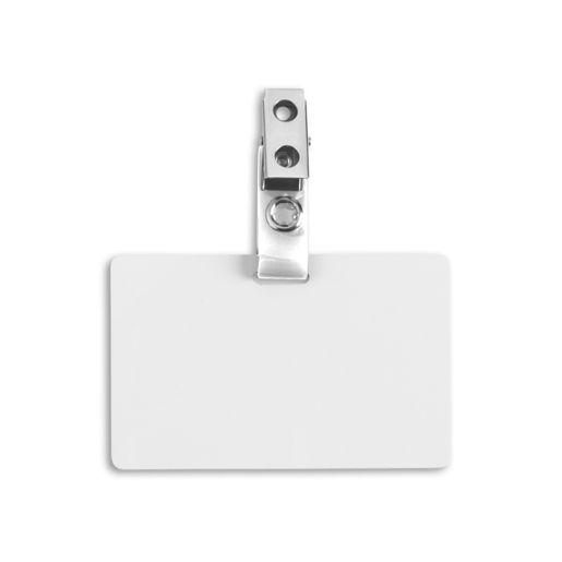 Color ID Badge Clip - 100 Pack - in use