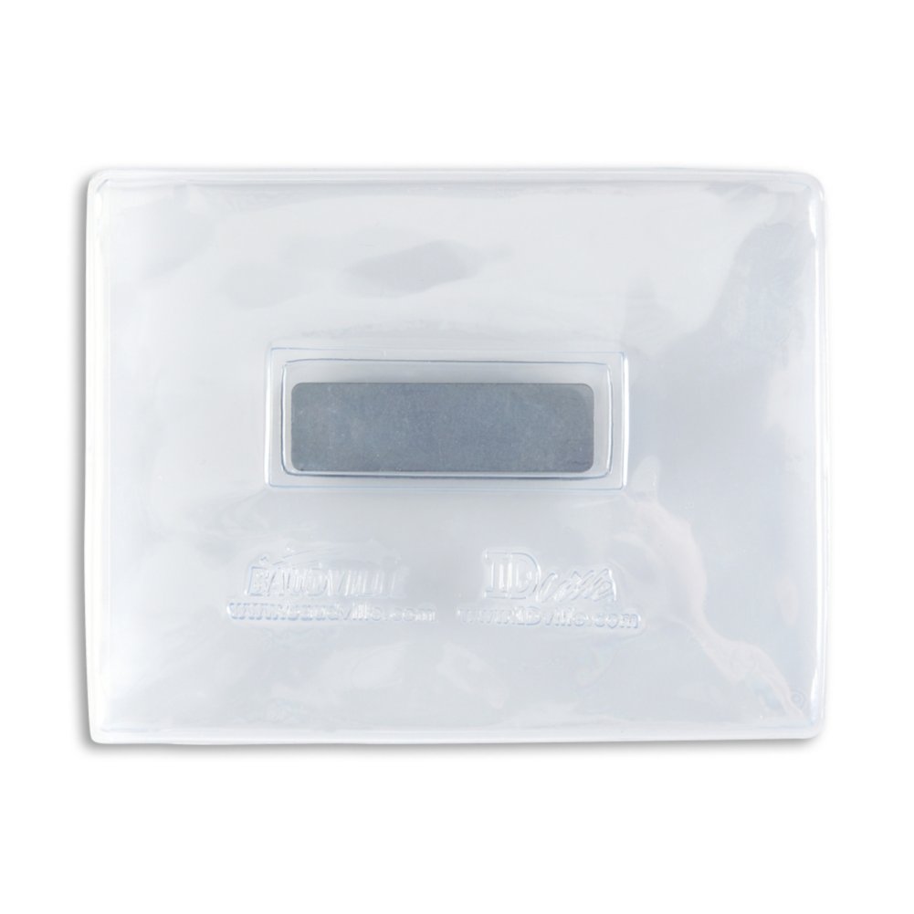 Vinyl Magnetic Badge Holder Name Badge Sized - 25 Pack