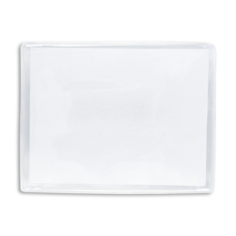 Vinyl Magnetic Badge Holder Name Badge Sized - 25 Pack - in use