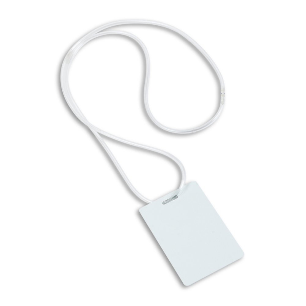Clear Plastic Neck Tube with Breakaway - 100 Pack - in use