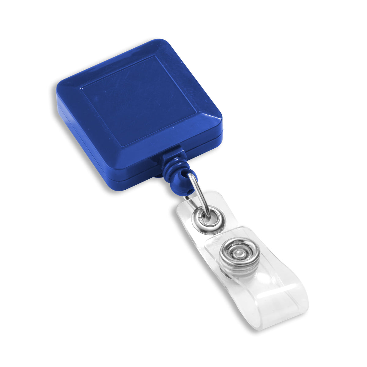 Square Shaped Badge Reels - 25 Pack - Blue