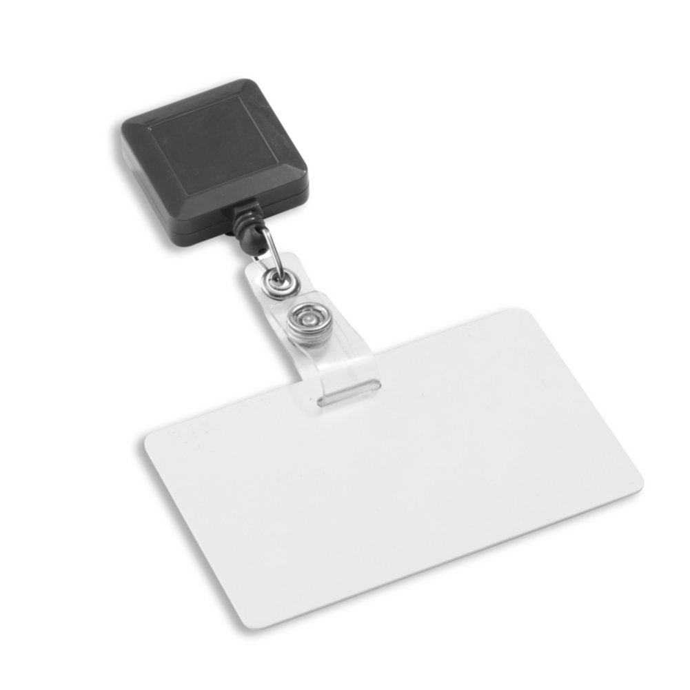 Square Shaped Badge Reels - 25 Pack - in use