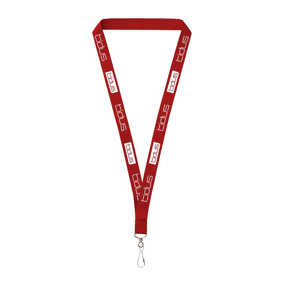1/2" Polyester Screen Printed Custom Lanyard
