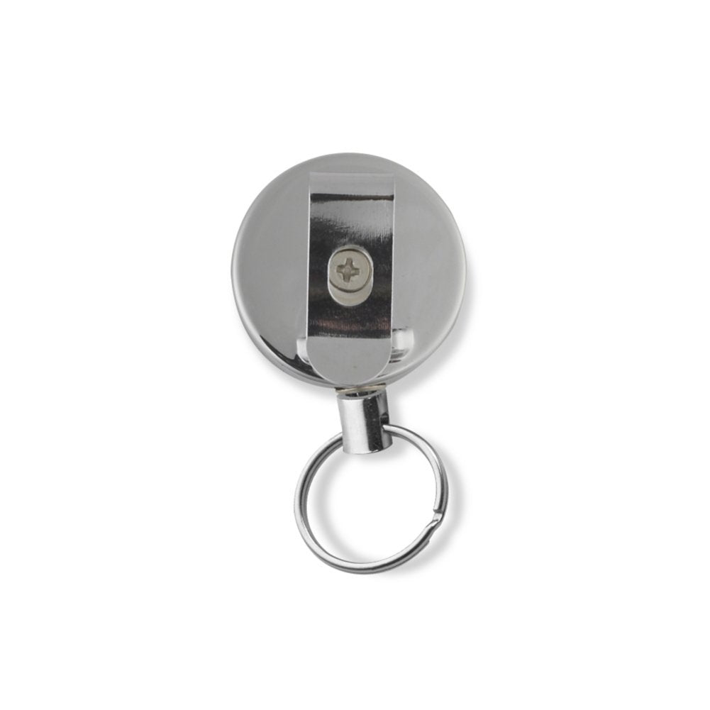 Badge Reel - Heavy Duty - Steel Wire - 10 Pack - back view