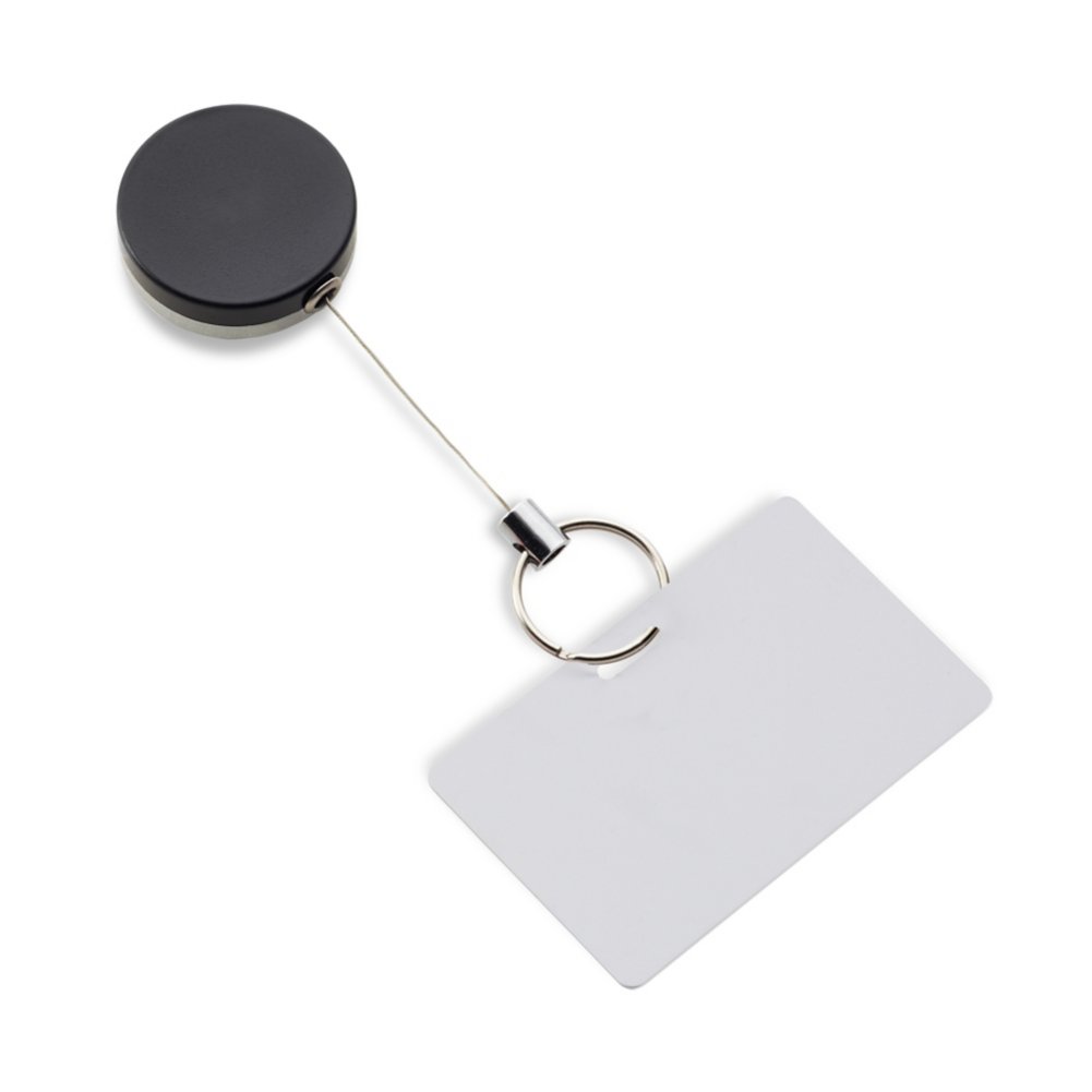 Badge Reel - Heavy Duty - Steel Wire - 10 Pack - in use