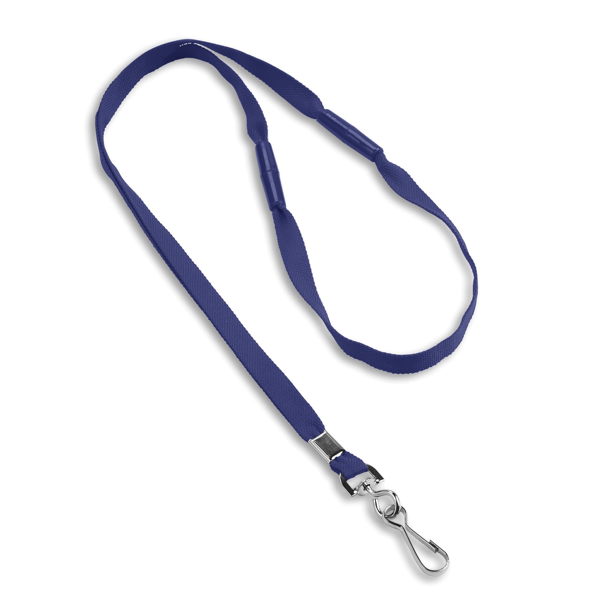 Two-Way Breakaway Blank Lanyard - 25 Pack - Blue