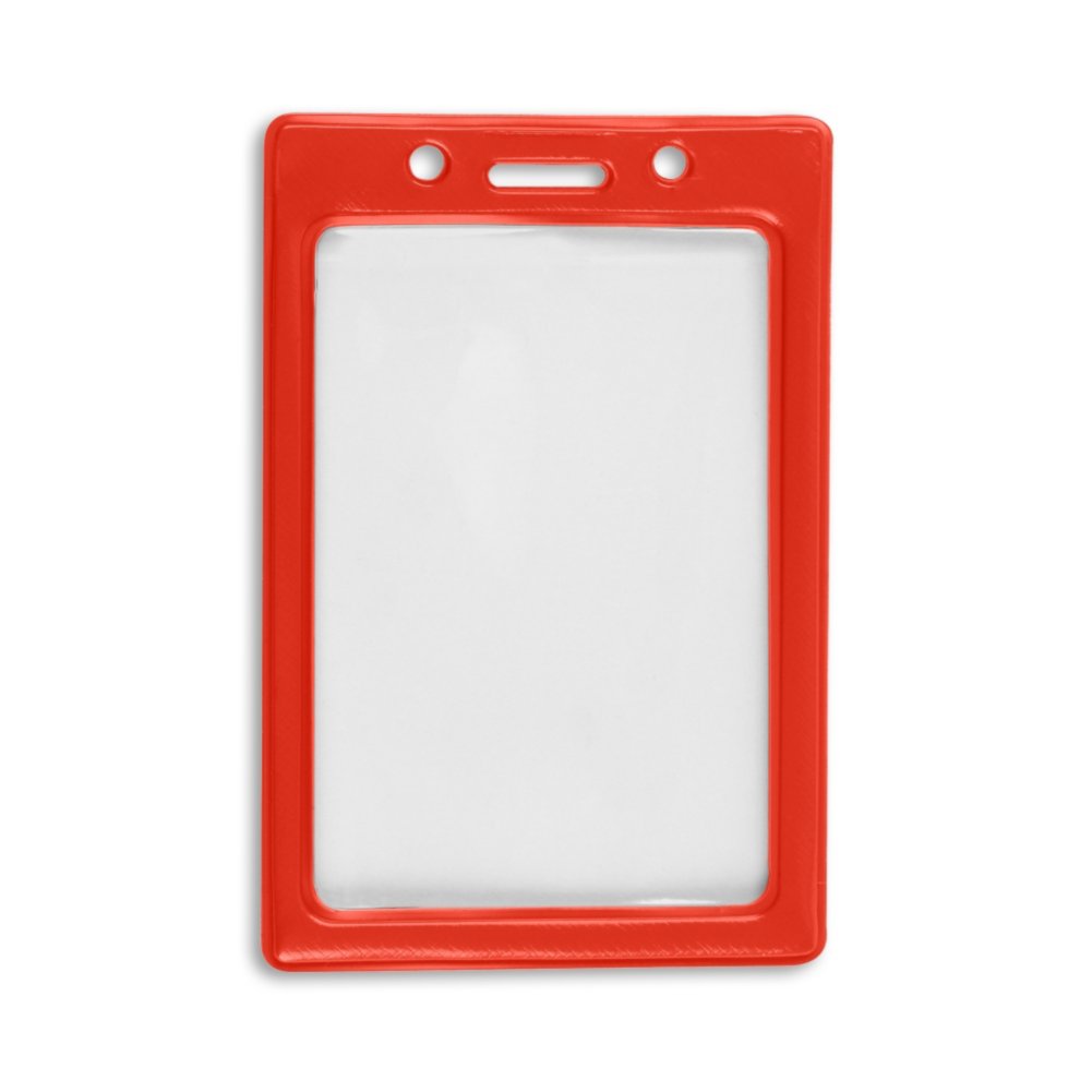 Vertical Color Frame Badge Holder - 50 Pack