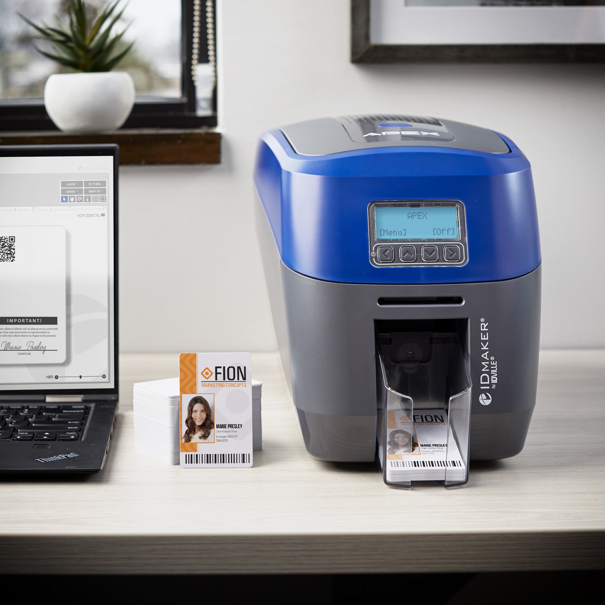 ID Maker® Apex ID Card Printer System