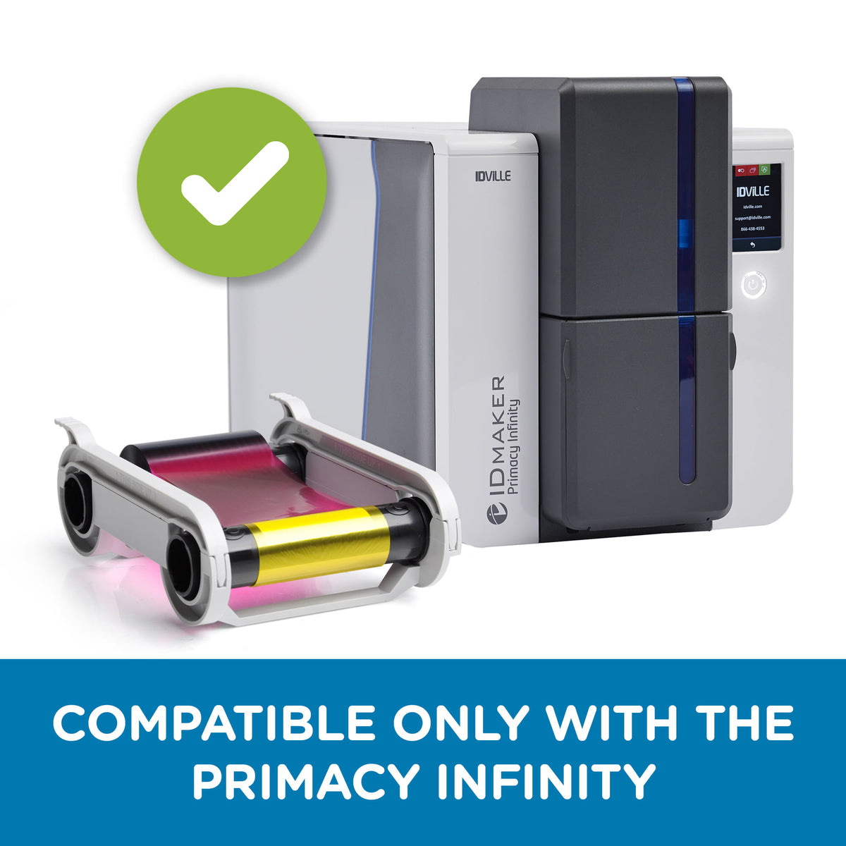 ID Maker Infinity - YMCKO Printer Ribbon - 300 Prints