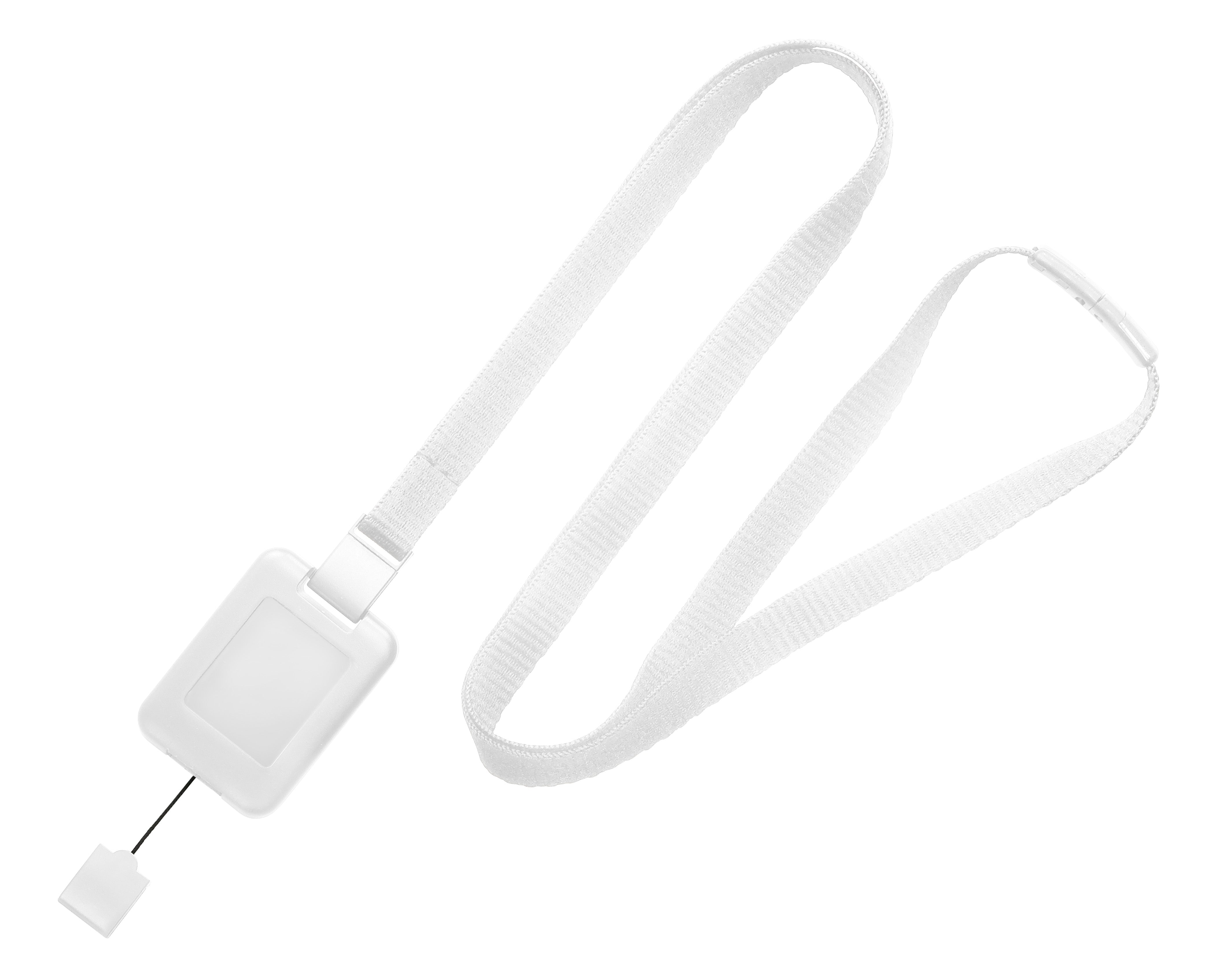 SlimReel Retractable Badge Reel & Lanyard Combo with Breakaway – 25 Pack