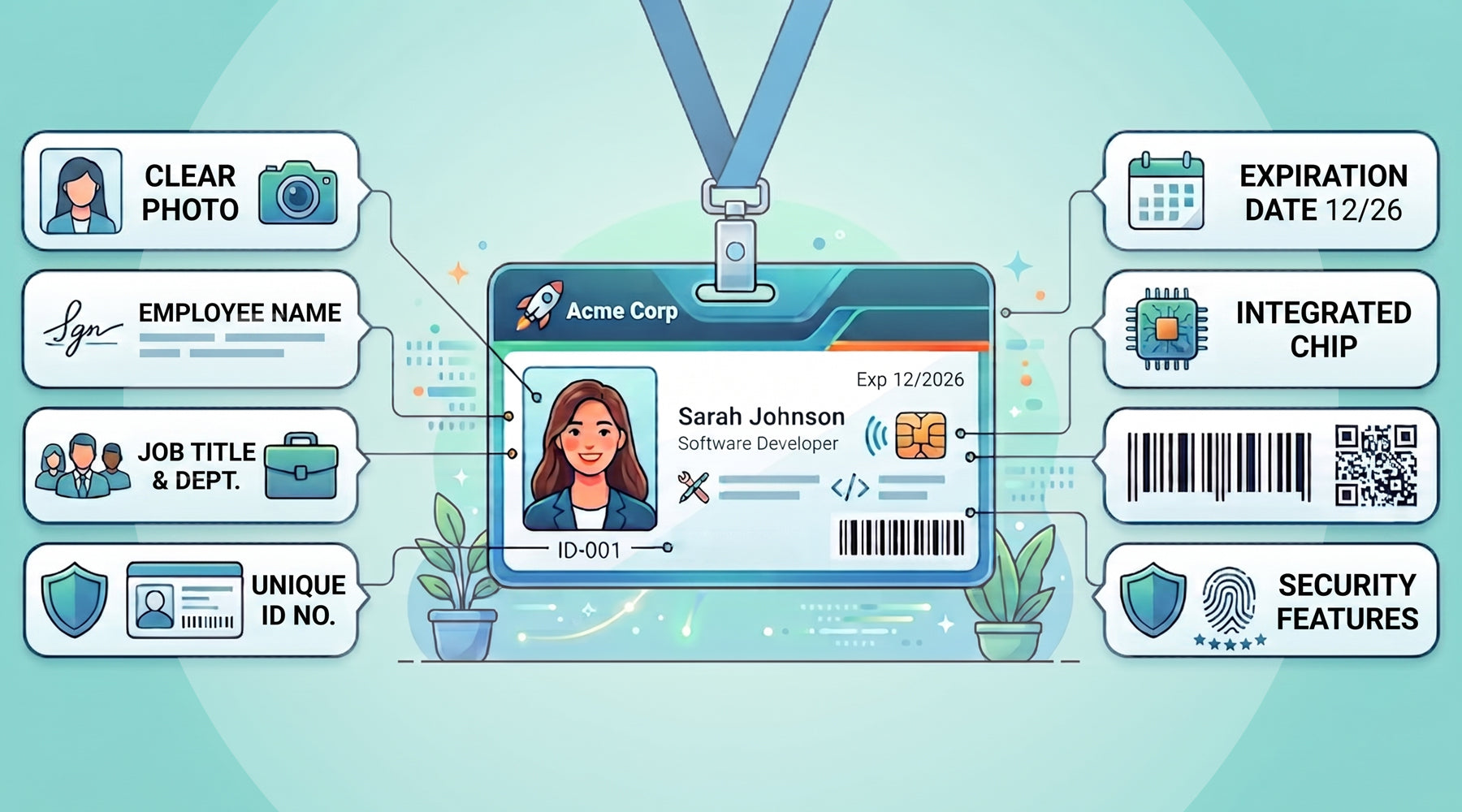 10 Components of an Effective Employee ID Card