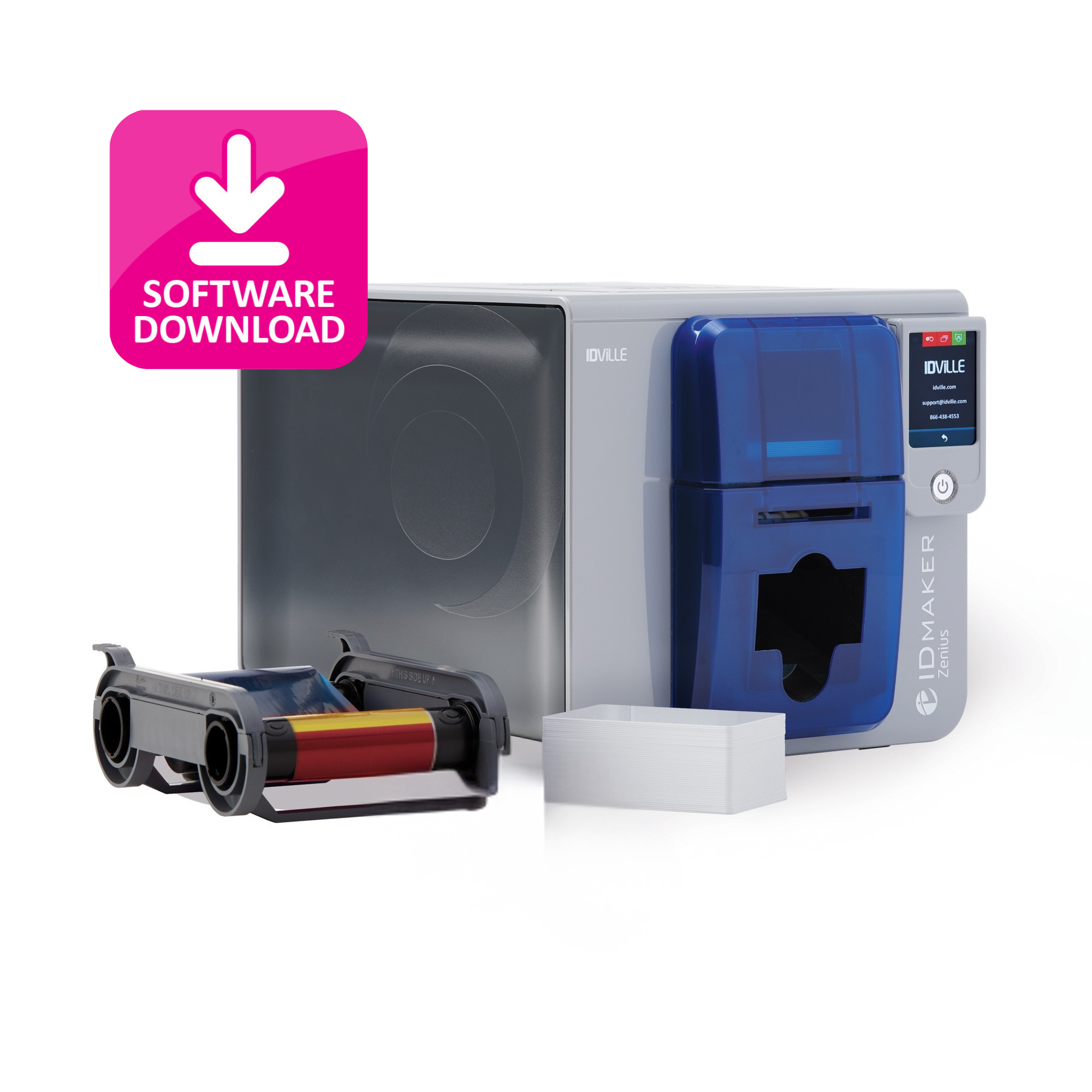 ID Maker® Zenius Touch ID Card Printer System