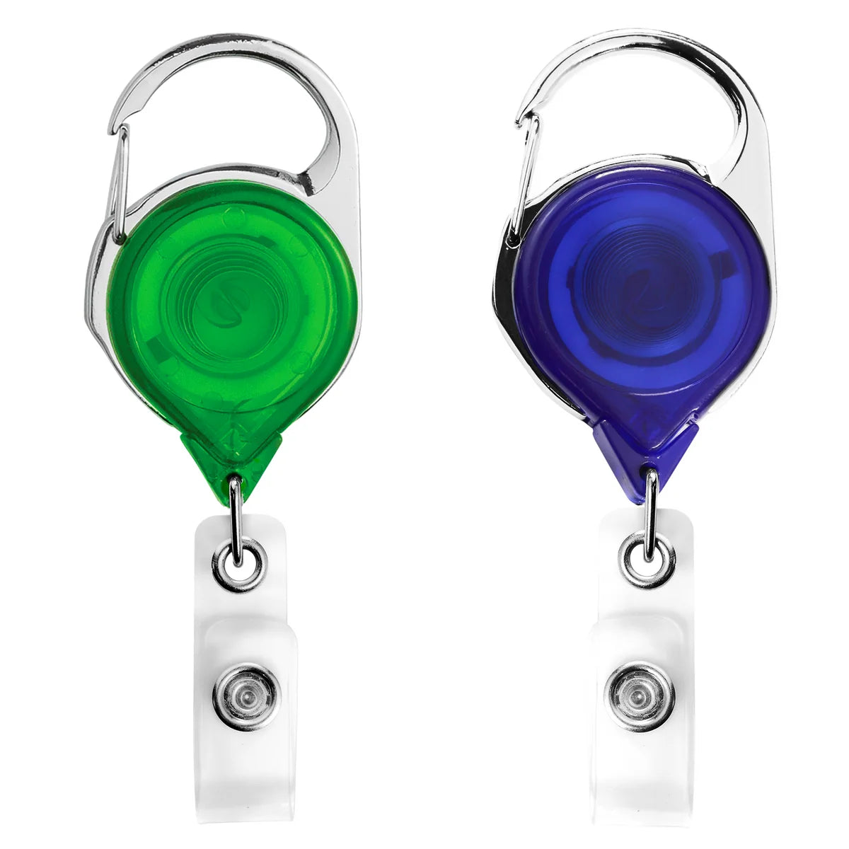 Translucent Color Custom Badge Reel with Carabiner