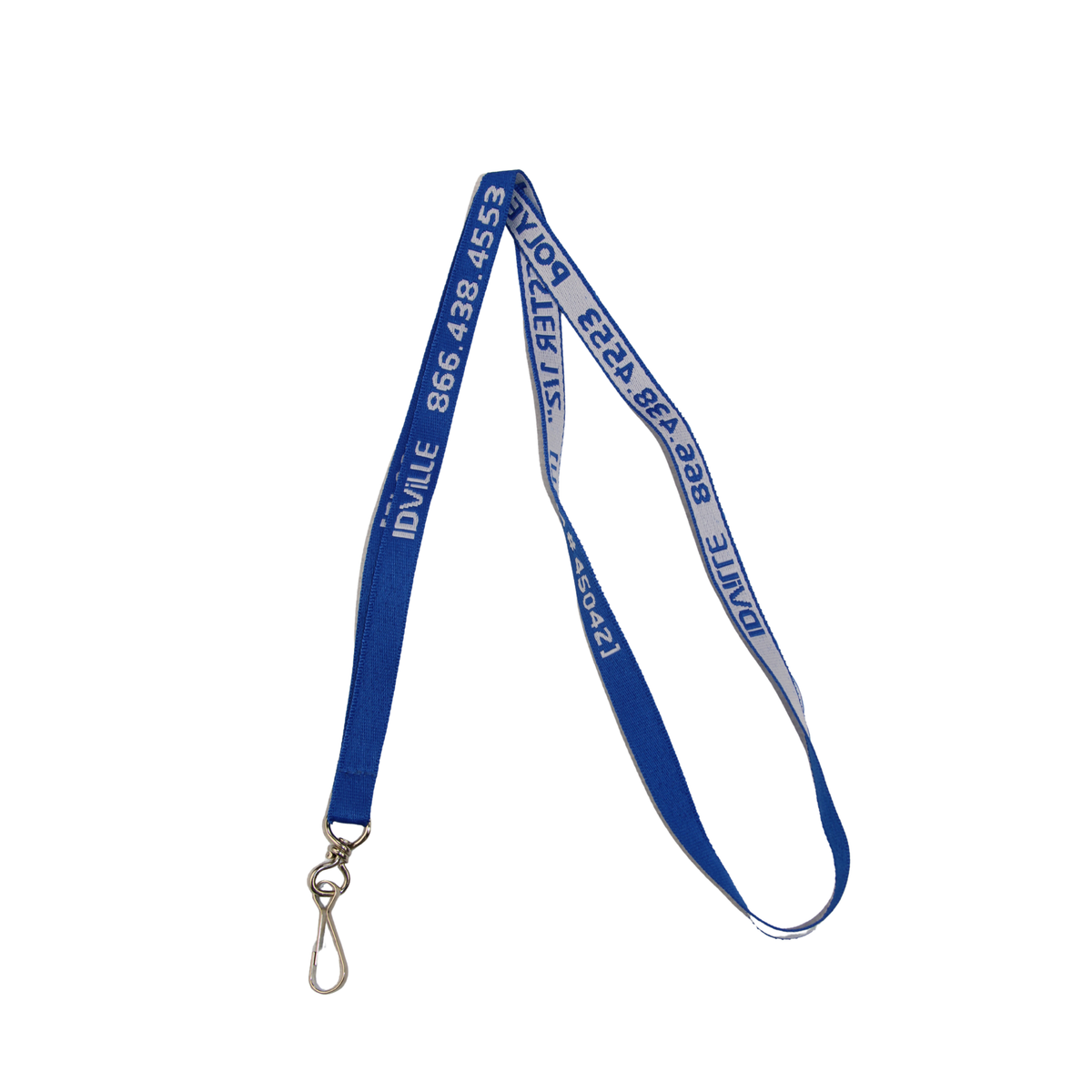 1/2" Polyester Embroidery Woven Custom Lanyard