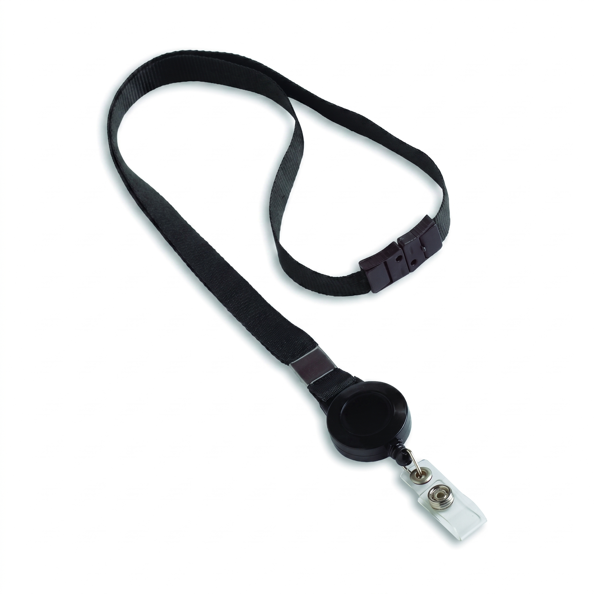 Lanyard/ Retractable Badge Reel Combination with Breakaway