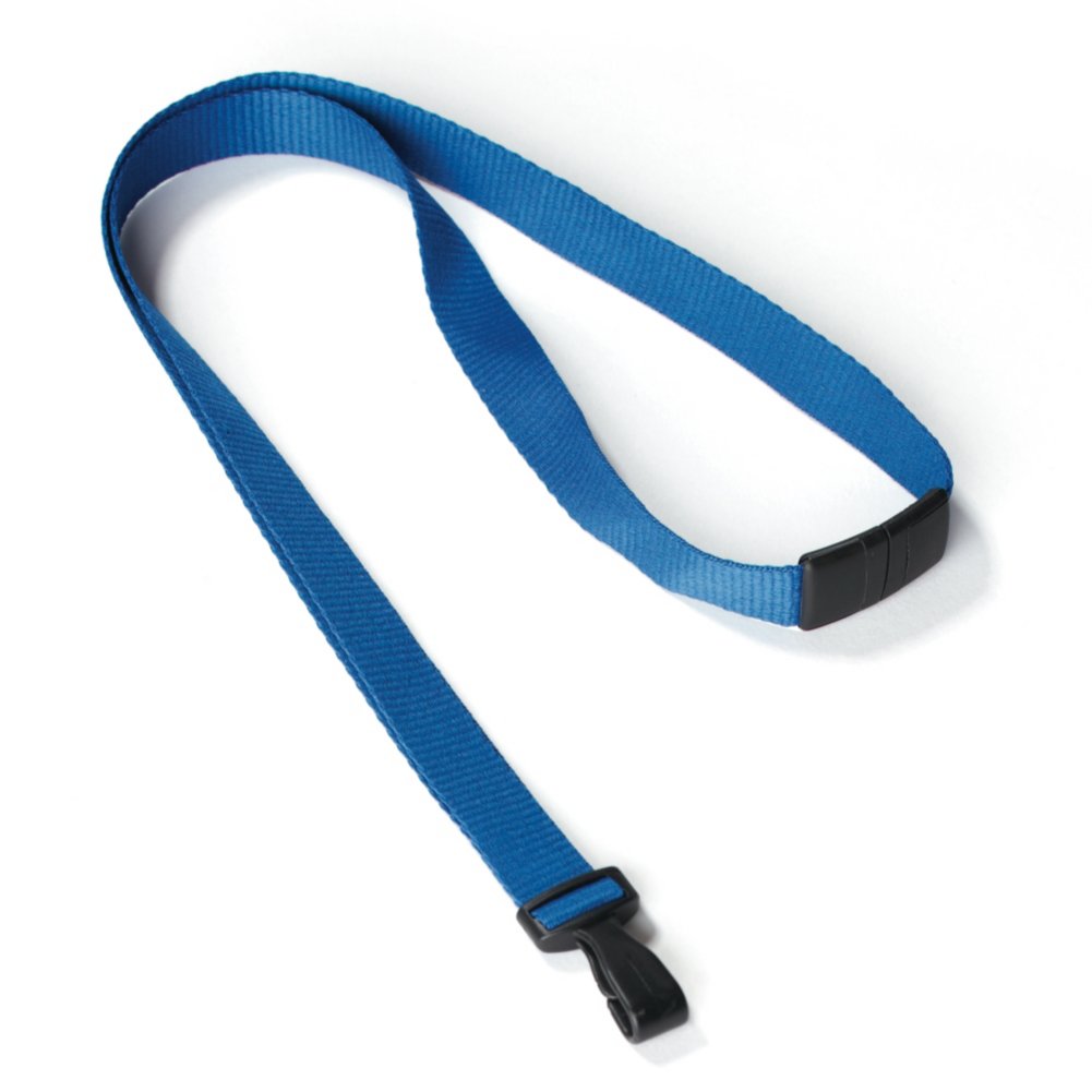 Antimicrobial Blank Lanyards - 25 Pack - Blue