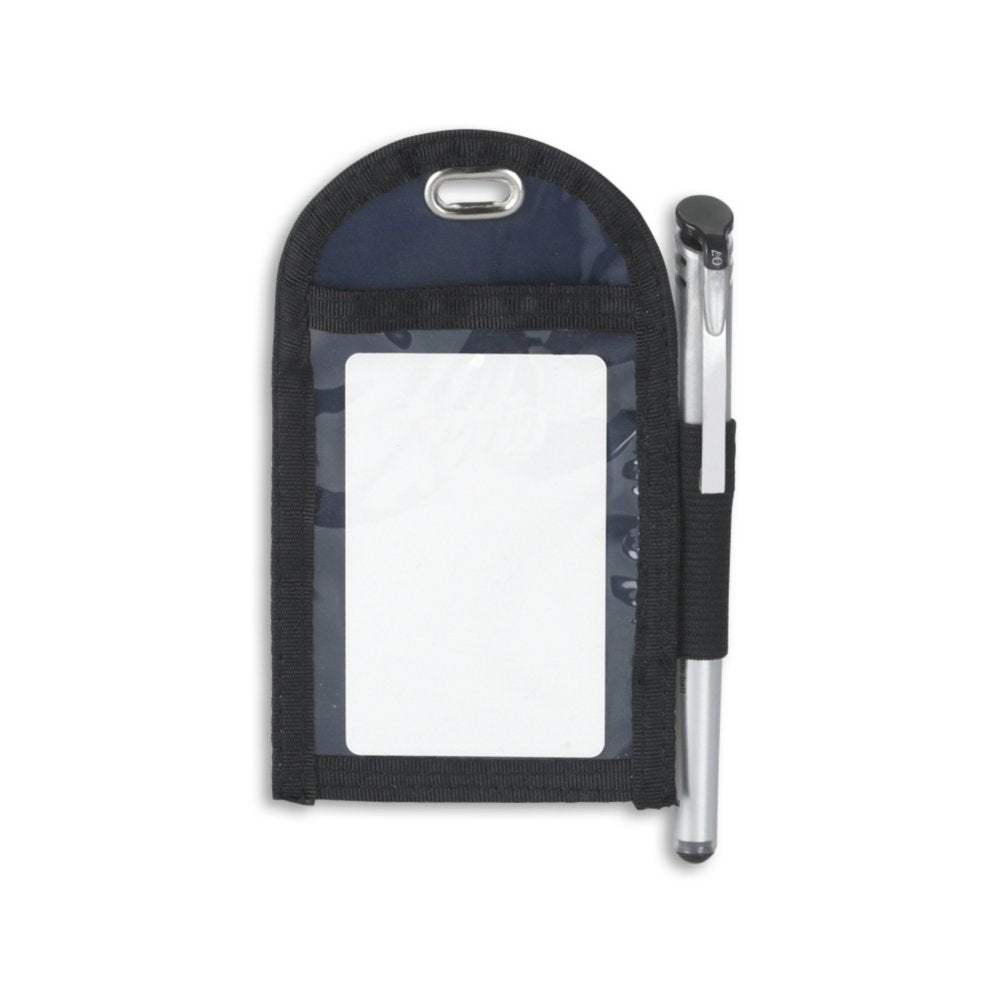 Badge Holder with Pen Loop Accessory - 10 Pack - in use