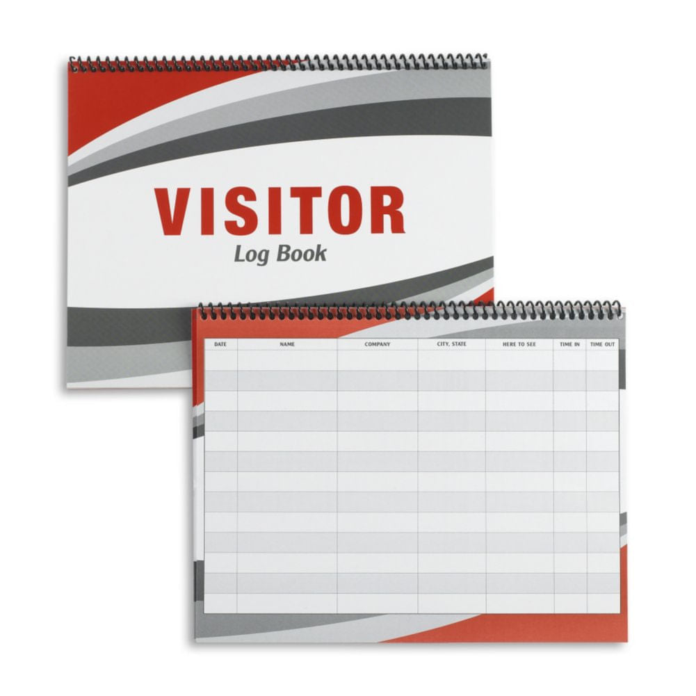 Visitor Login Book and Badge Supreme Bundle #41040 - open view