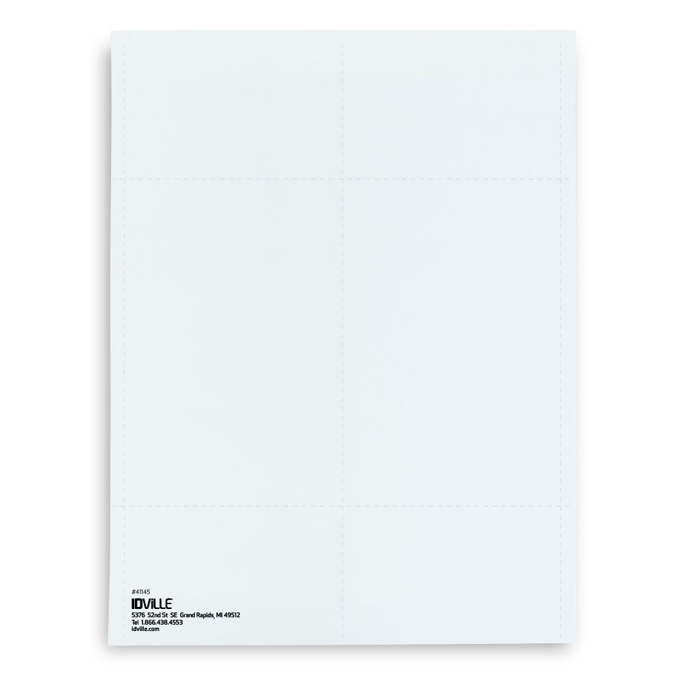 Name Badge Card Stock - 4" X 6" - 100/Box