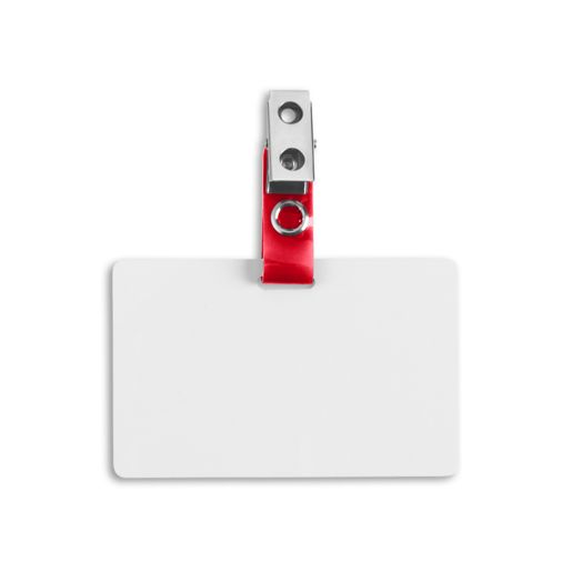 Color ID Badge Clip - 100 Pack - in use
