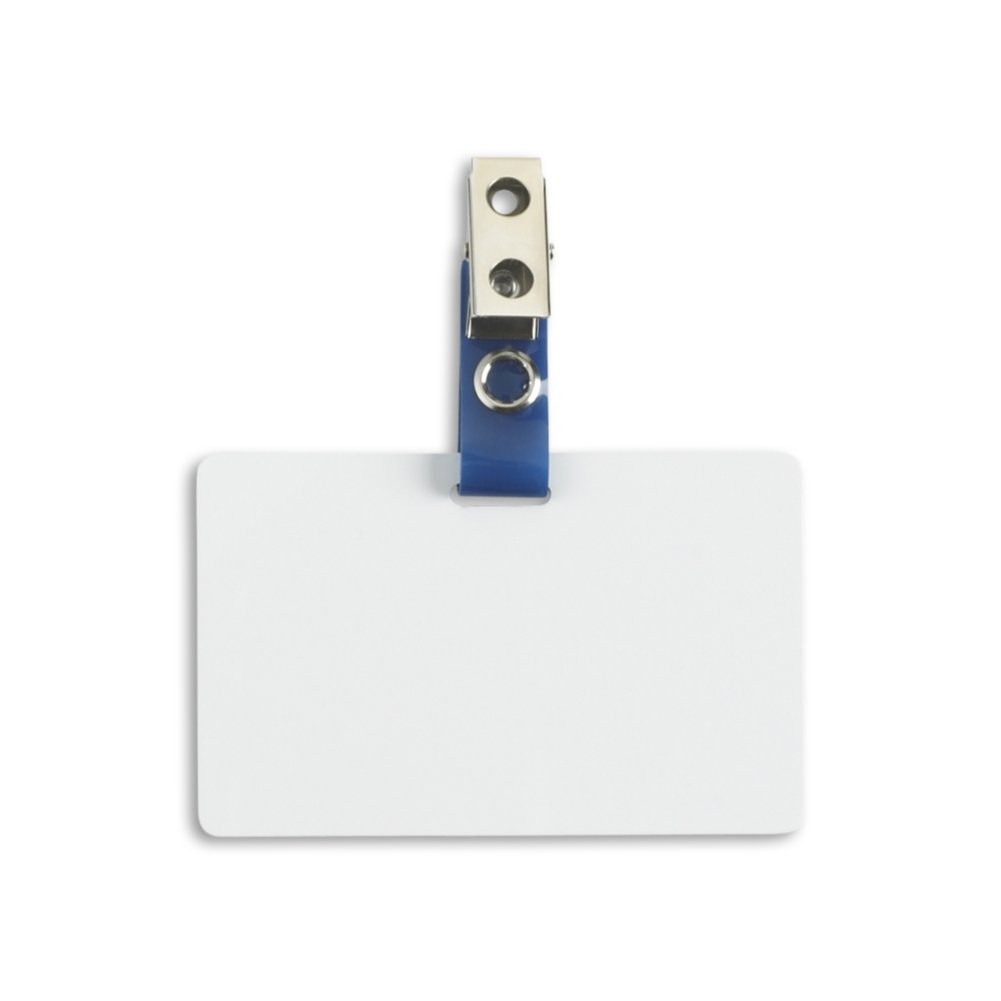 Color ID Badge Clip - 100 Pack - in use