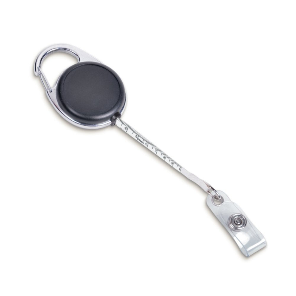 Carabiner Badge Reel with Retractable Tape Measure - 25 Pack - extended view