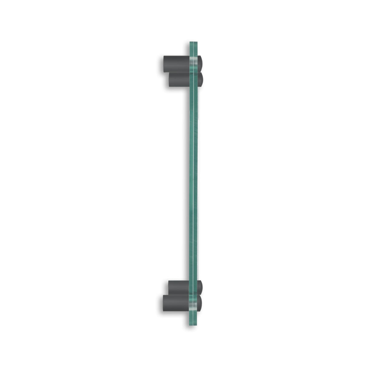 ClearLook - 8.5" x 8.5" Wall Mounted Acrylic Frame - Black Nickel - side view