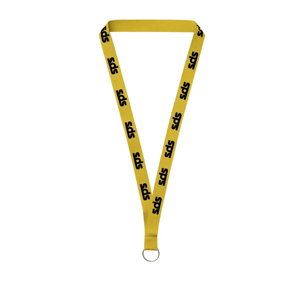 3/4" Polyester Screen Printed Custom Lanyard