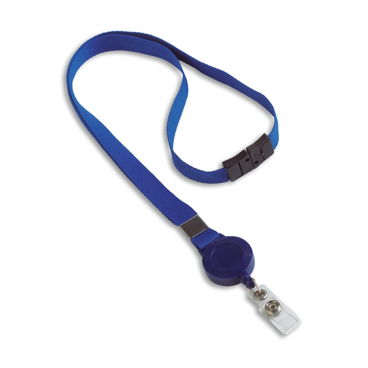 Lanyard/ Retractable Badge Reel Combination with Breakaway