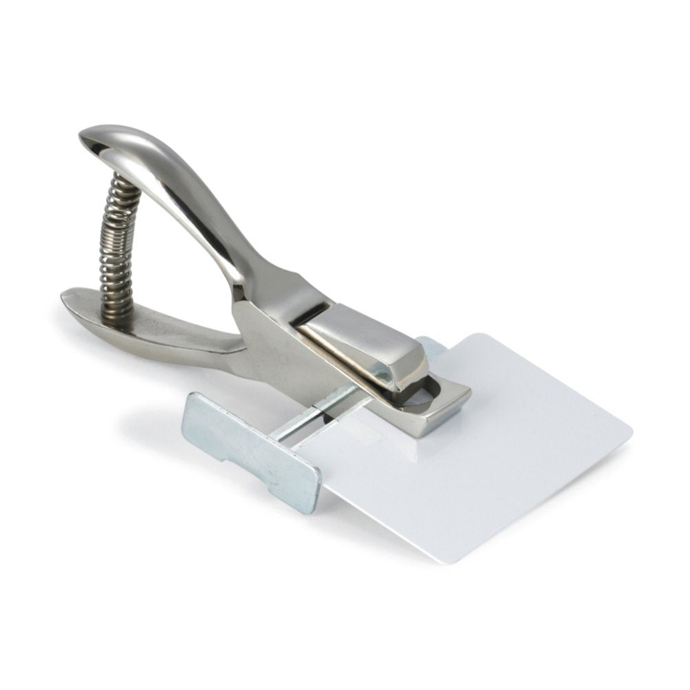 Hand-Held Slot Punch - in use