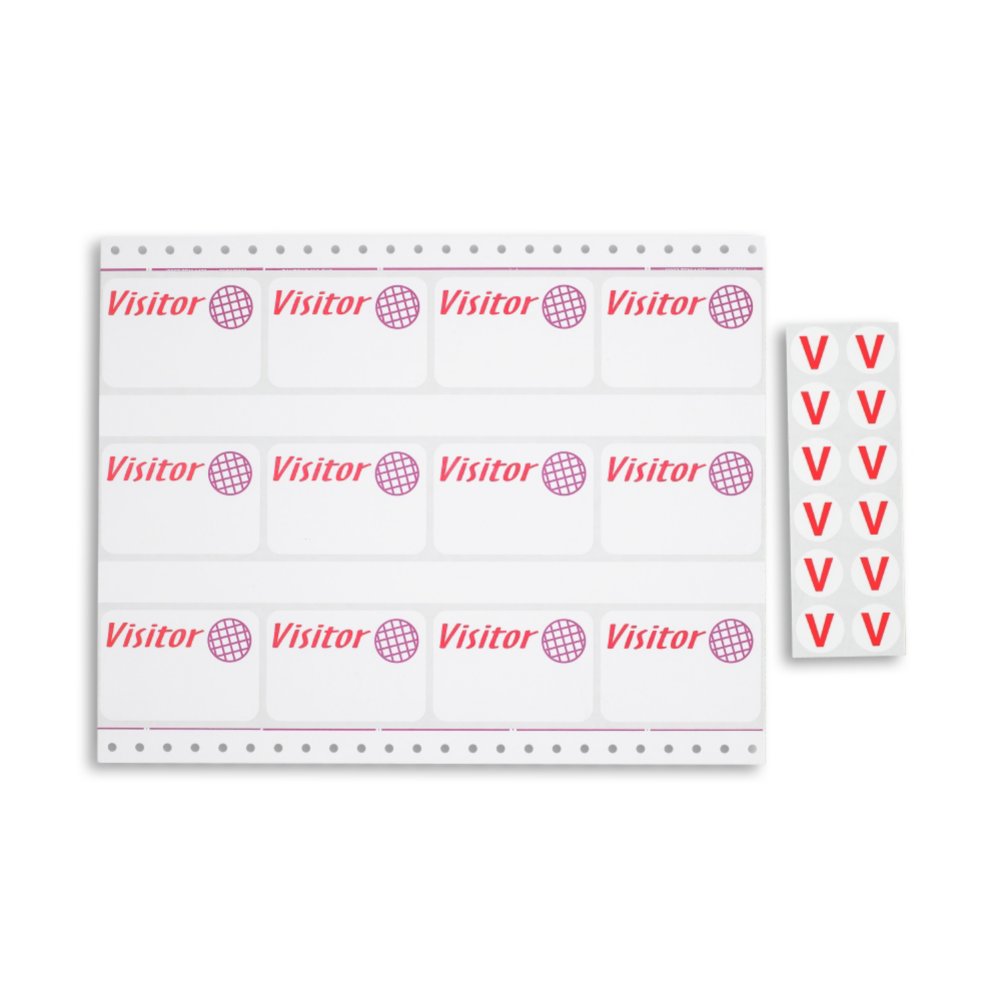 Visitor Login Standard System - sticker