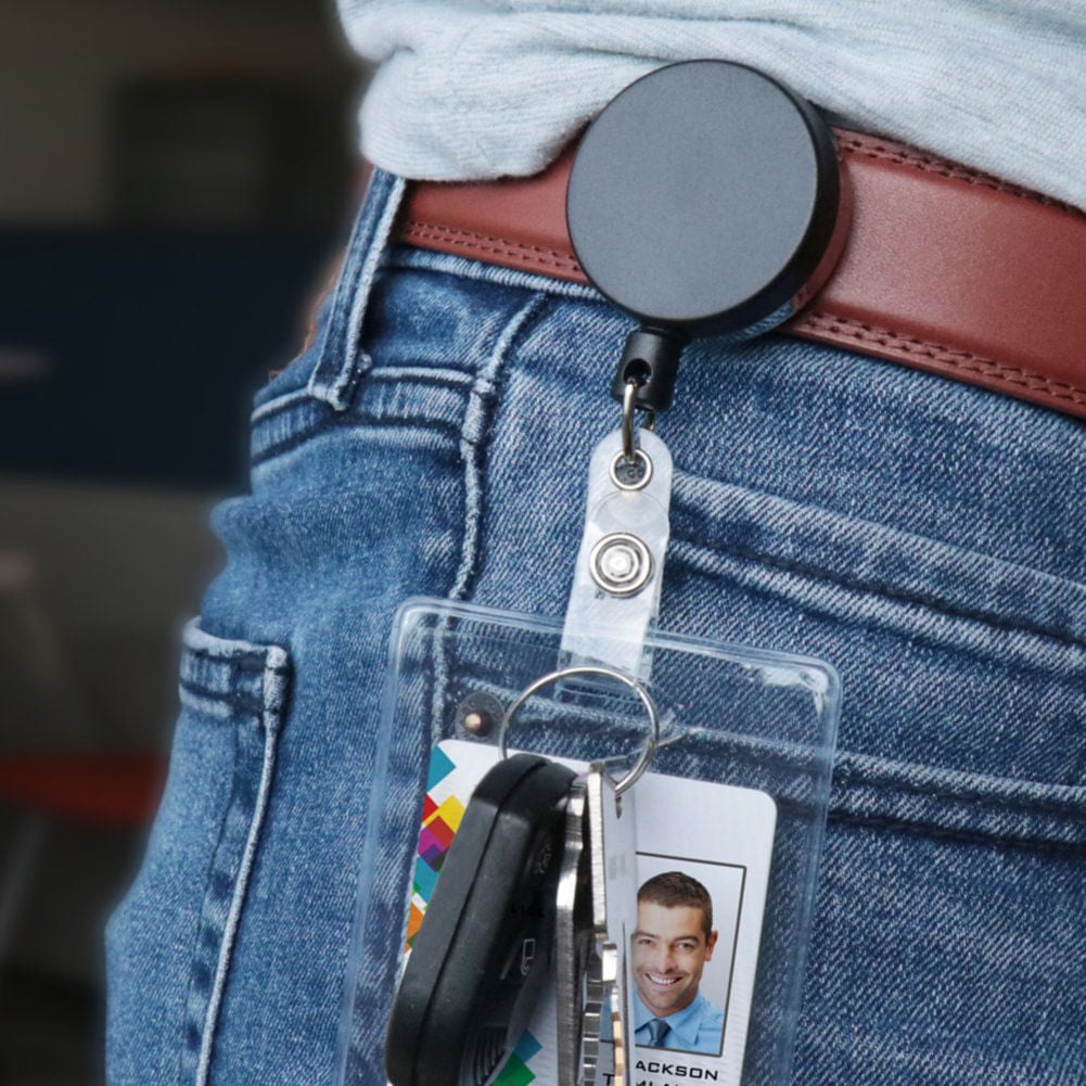 Heavy Duty Badge Reel - 10 Pack - in use
