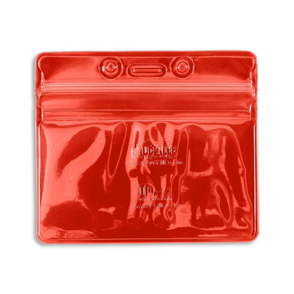 Horizontal Sealable Badge Holder - 50 Pack