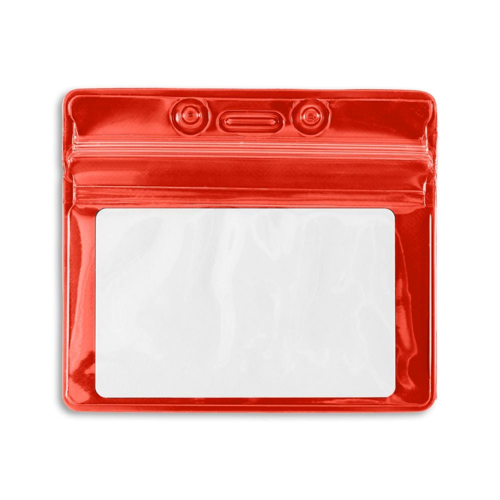 Horizontal Sealable Badge Holder - 50 Pack