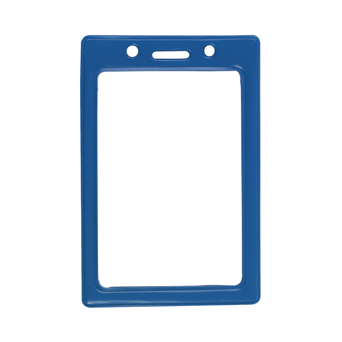 Vertical Color Frame Badge Holder - 50 Pack - Blue