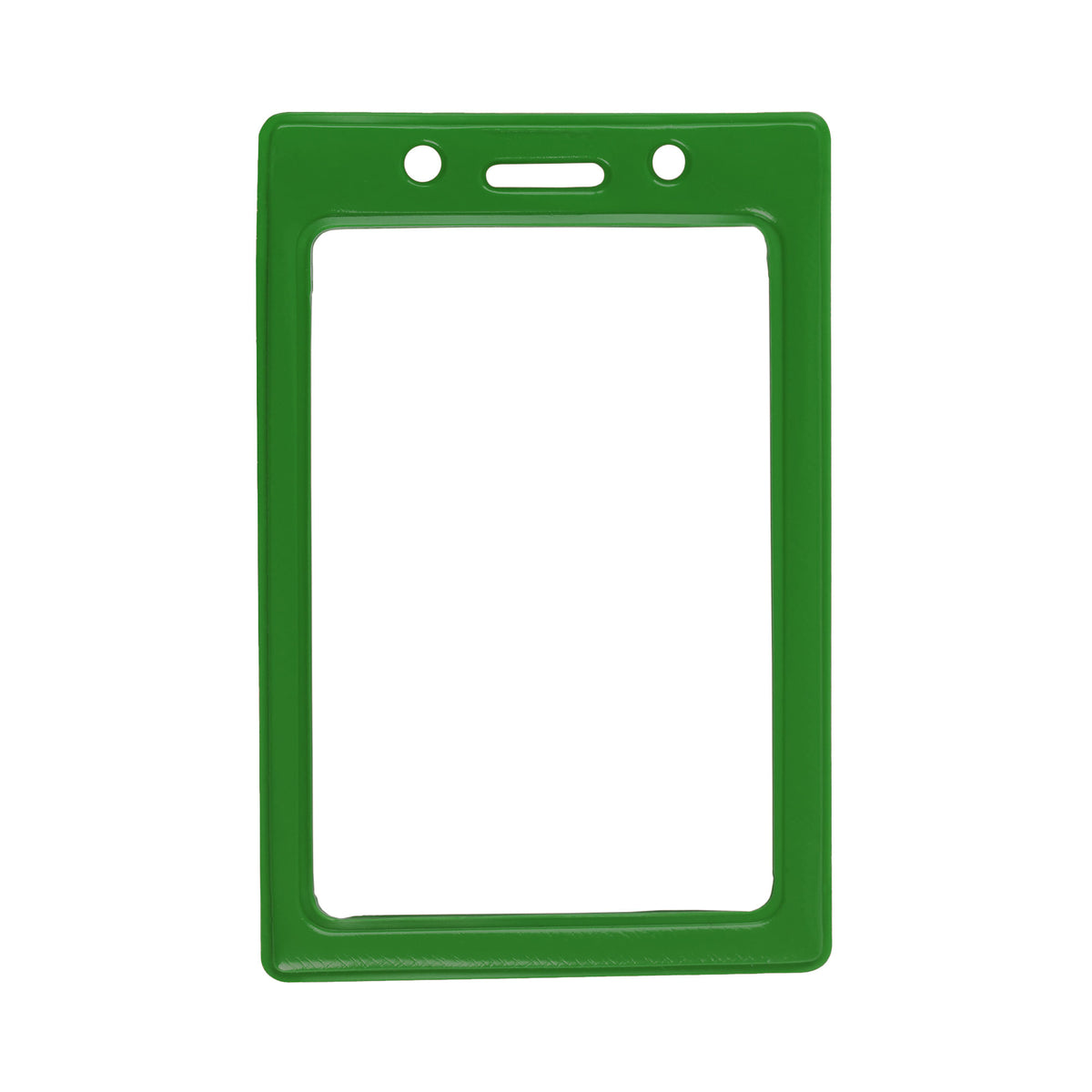 Vertical Color Frame Badge Holder - 50 Pack - Green