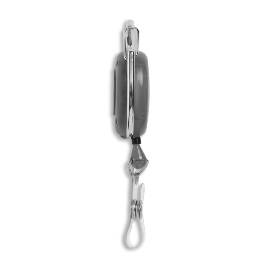 Carabiner Badge Reel w/ LED Light - 25 Pack - side view